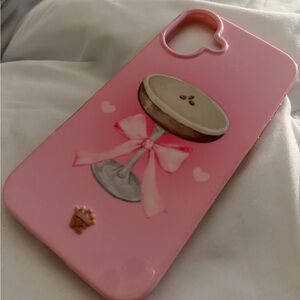 Velvet Caviar espresso iPhone 16 plus case